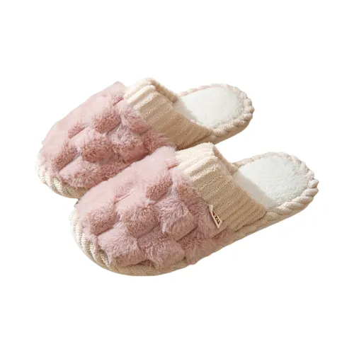 Yalu Preferred Cotton Slippers For Autumn And Winter Home Use, Soft Sole, Couple's Slippers, Unisex