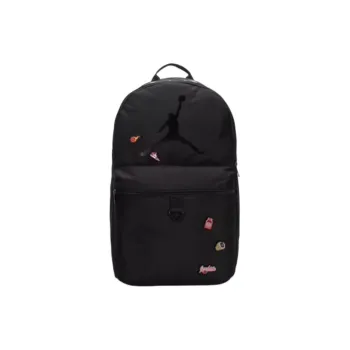 Jordan Polyester Backpack Regular Unisex Black