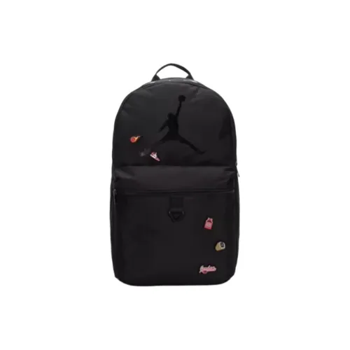 Jordan Polyester Backpack Regular Unisex Black