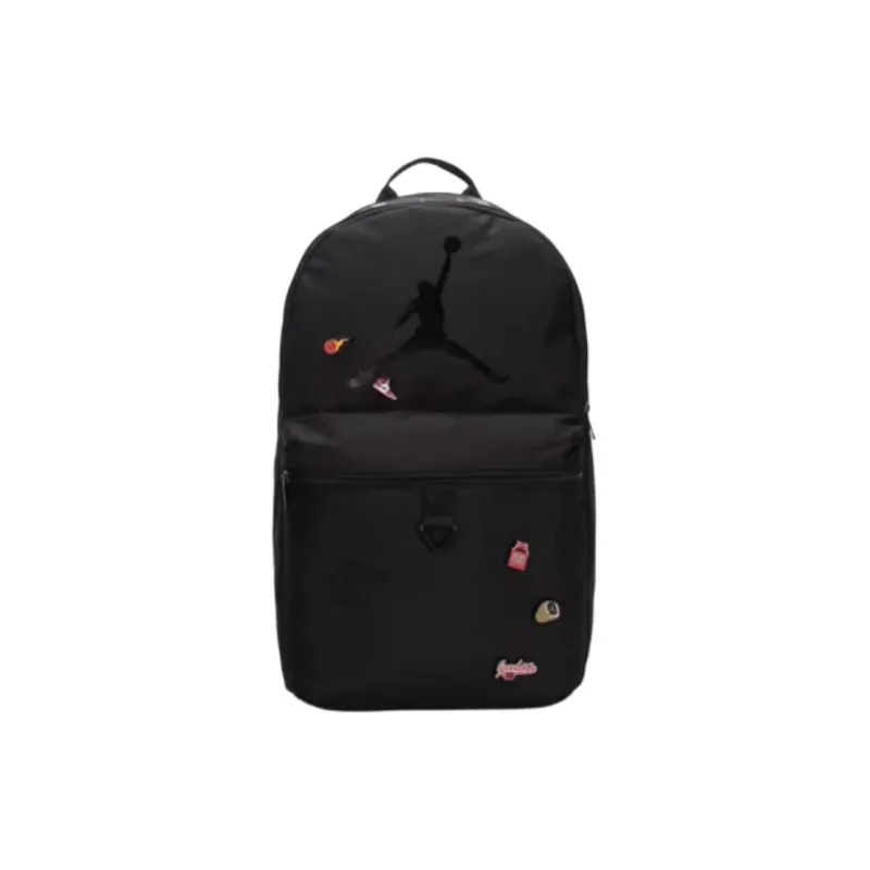 Jordan Polyester Backpack Regular Unisex Black-0