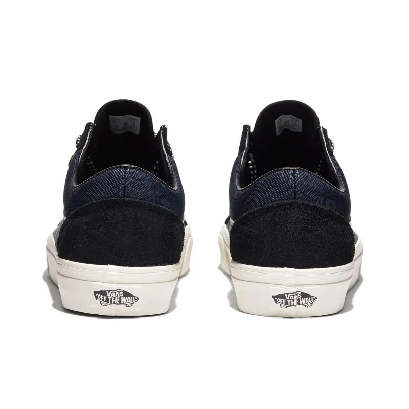 Vans Anti Slip Wear Resistant Low Top Skateboard Shoes Unisex Dark Blue-2