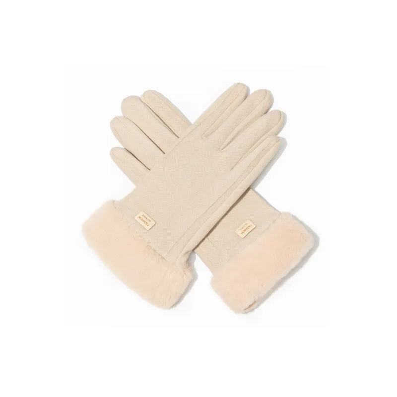 Shanghai Story Polyester Knit Gloves Women's-5