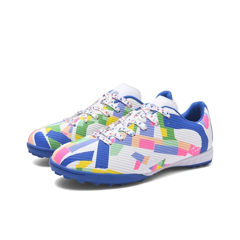 MEKY TF Rubber Broken Studs Soft Ground Non slip Wear resistant Impact resistant Soccer Shoes Unisex-7