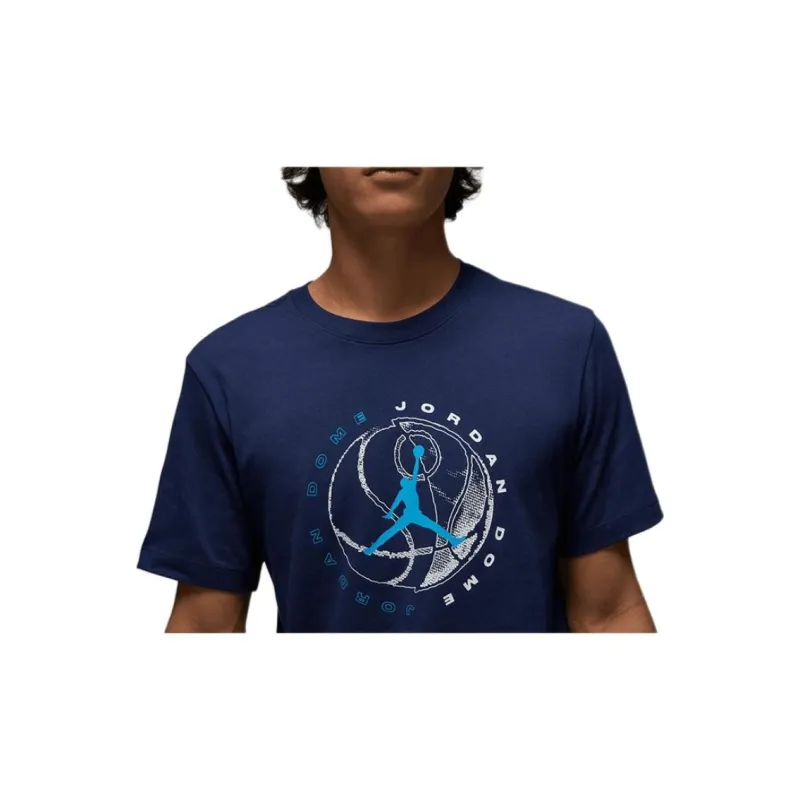 Jordan T Shirt Men's Marine Blue-3