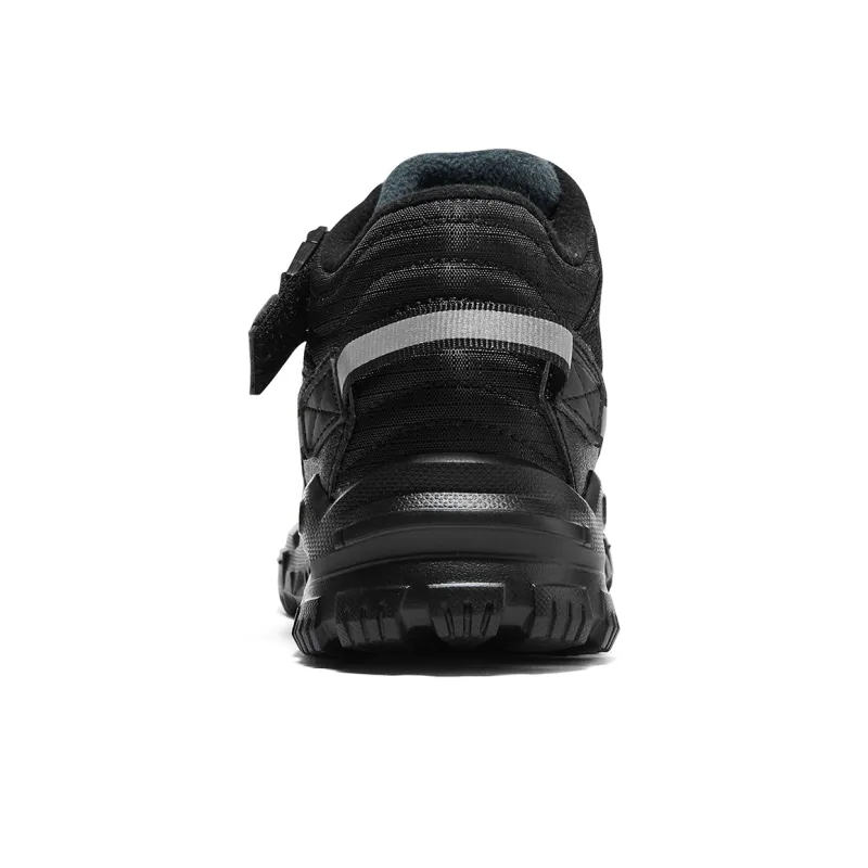Skechers Slip Resistant Anti Kick Abrasion Resistant Thermal Kids Lifestyle Shoes All Black Teenagers-3