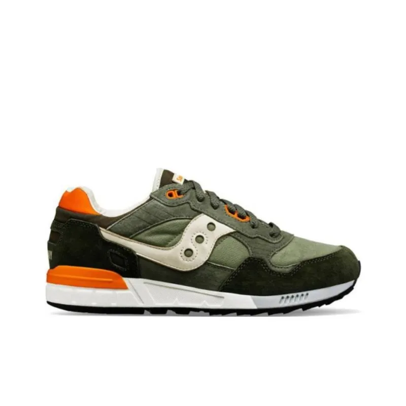 Saucony Shadow 5000 Anti Slip Wear Resistant Low Top Running Shoes Men's Green-1