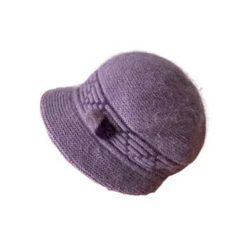 Top Melon Acrylic Beanies Women's Taro Purple