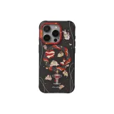 Apple Rabbit Paradise Magnetic Case (Transparent Black Matte)