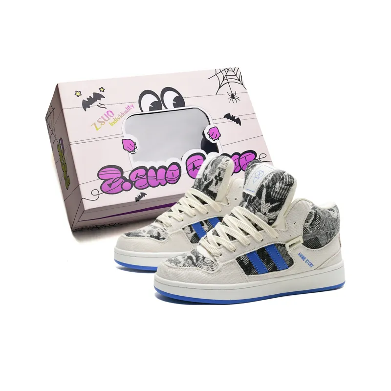 Z.SUO Full Coverage Warm Slip Resistant Cushioning Height Increasing High Top Skateboard Shoes Unisex Box Included-13