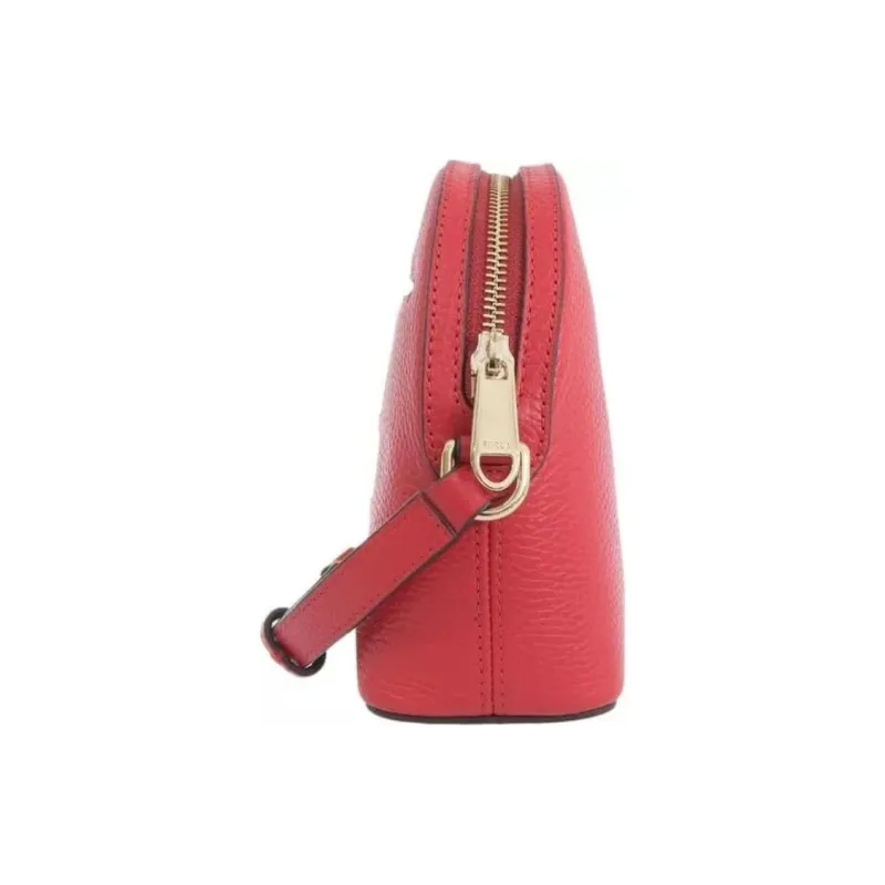 Furla Leather Shoulder Bag, Crossbody Bag Women's Red-2