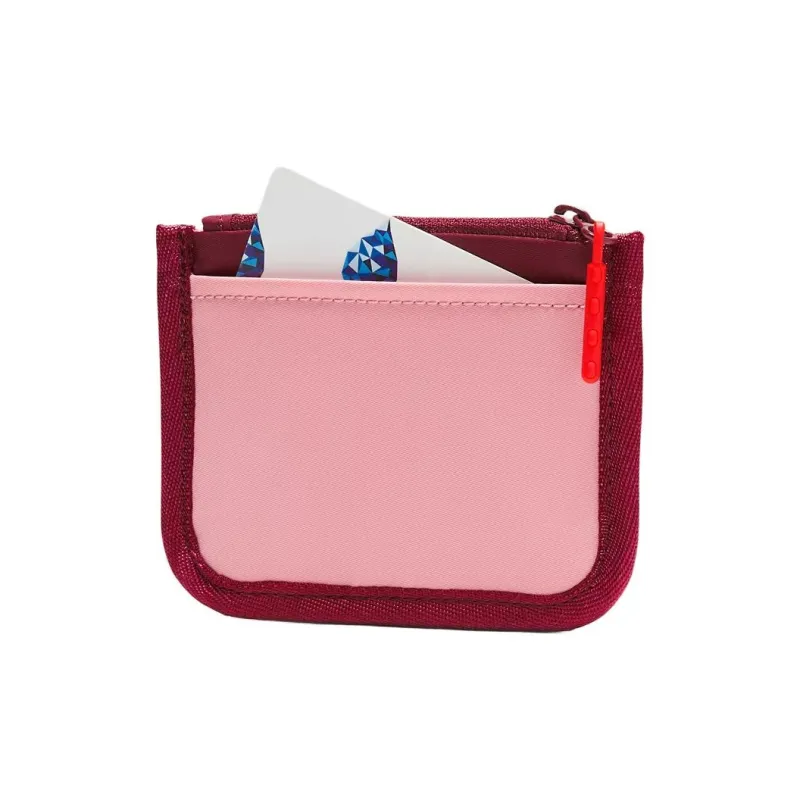 Lululemon Recycled Nylon Card Holder Regular Unisex Wine Berry & Hot & Pink Trendy-1
