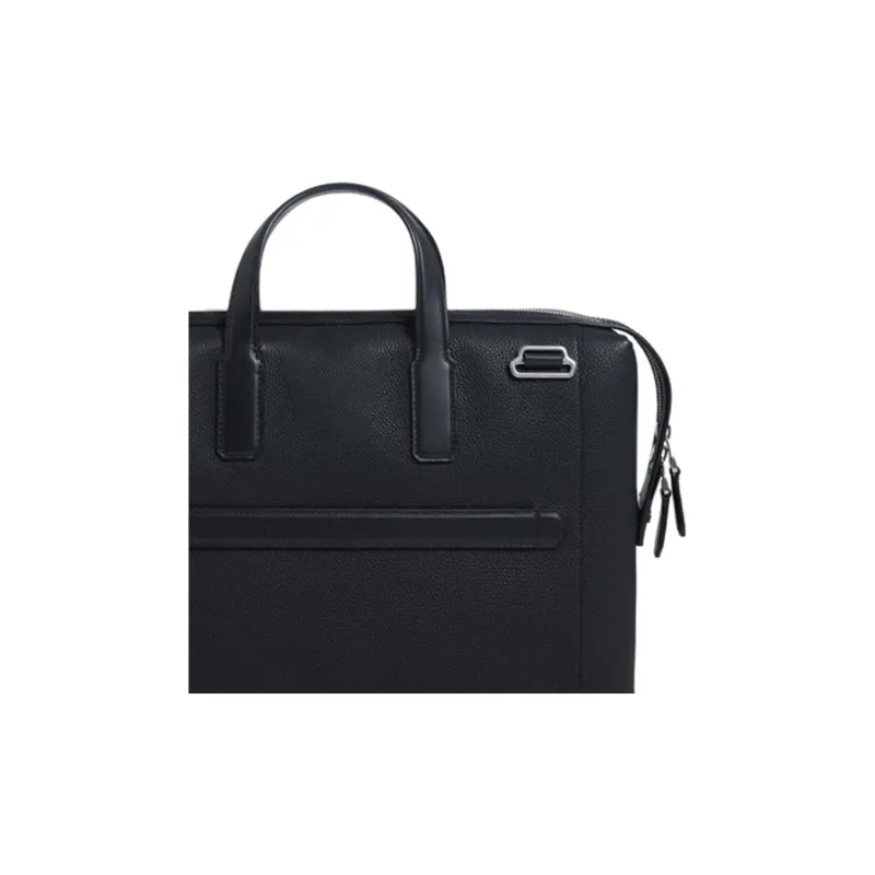 Dunhill Grained Calfskin Briefcases Regular Men's Black-3