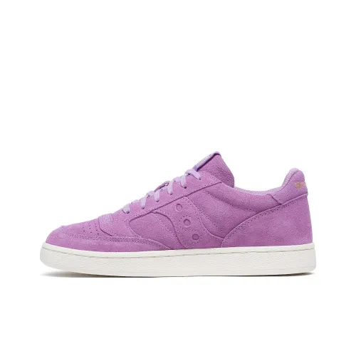 Saucony Jazz Court Anti-Slip Wear-Resistant Low-Top Skateboard Shoes Unisex Purple