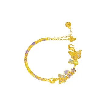 FANSHINER 18K Gold Copper Alloy Bracelets Women's