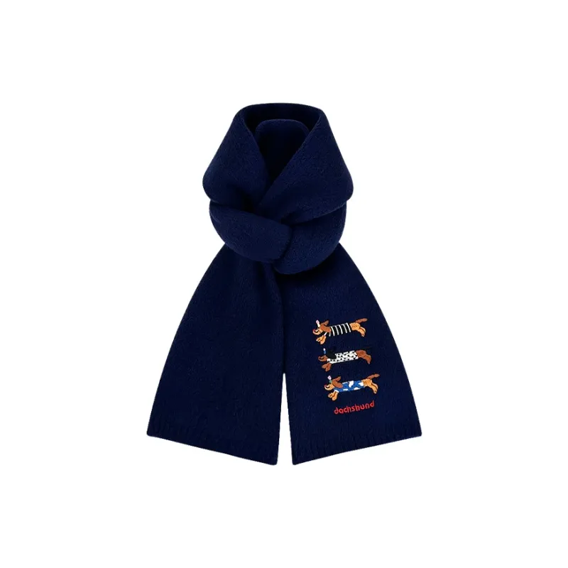 STUFFER Contains Wool Knit Scarves Unisex-11