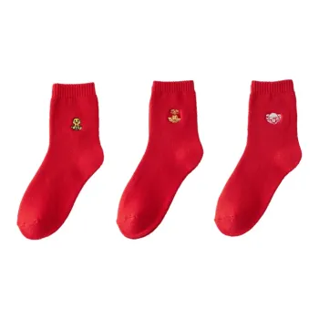Pretty Lady Mid Calf Socks Unisex 3 Pack