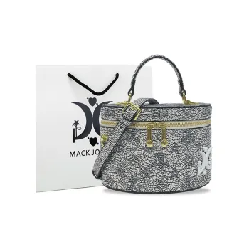 MACK JODAER Synthetic Leather Handbags Shoulder Bag Crossbody Bag Women's Black