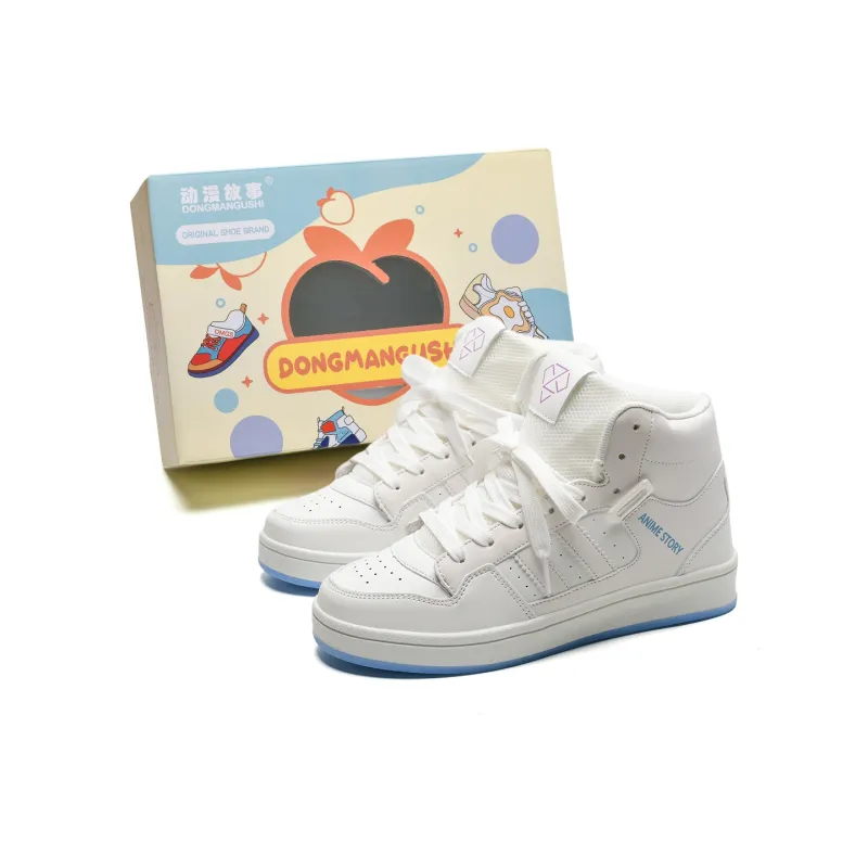 Anime Story Slip Resistant, Abrasion Resistant, Lightweight, Breathable Mid Top Skateboard Shoes Unisex Box Included-42