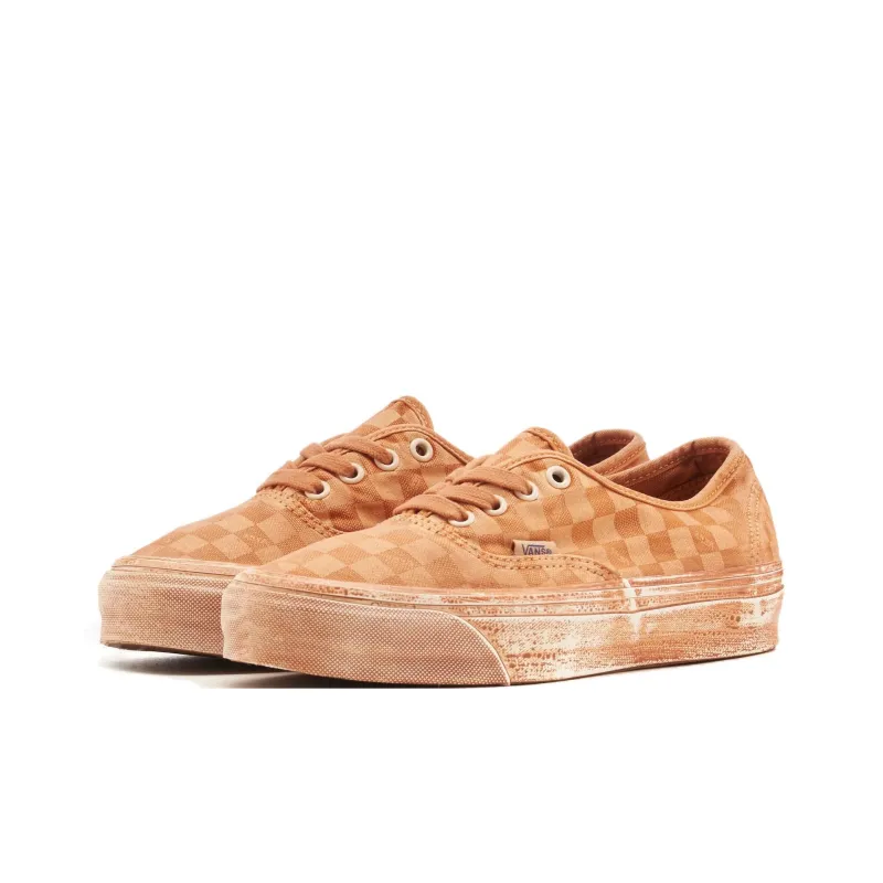 Vans Premium Authentic 44 'Dip Dye Checkerboard Marmalade Orange' Women's-2