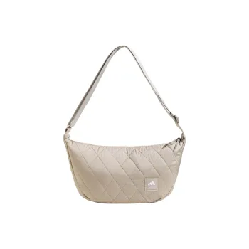 Adidas Recycled Polyester Portable Crossbody Bag, Shoulder Bag Unisex Light Umber