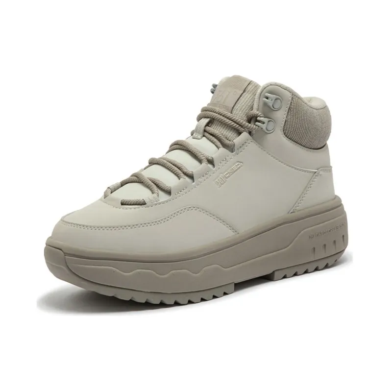 361° Trudging In The Snow Anti-Slip Wear-Resistant High-Top Casual Shoes Women's Gray-1