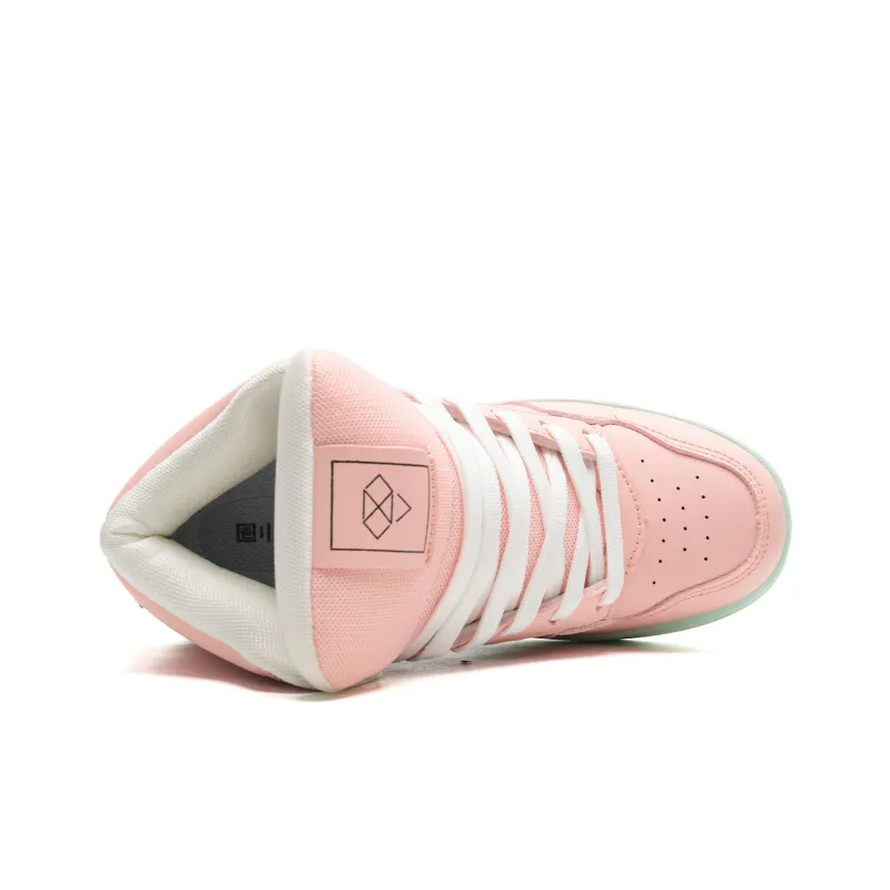 Circle Small Coverage Slip Resistant Balance Height Increasing Mid Top Skateboard Shoes Unisex Box Included-16