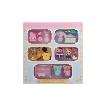 Sylvanian Families Sanrio Collaboration Set Box Dolls Plush Doll Small Size High