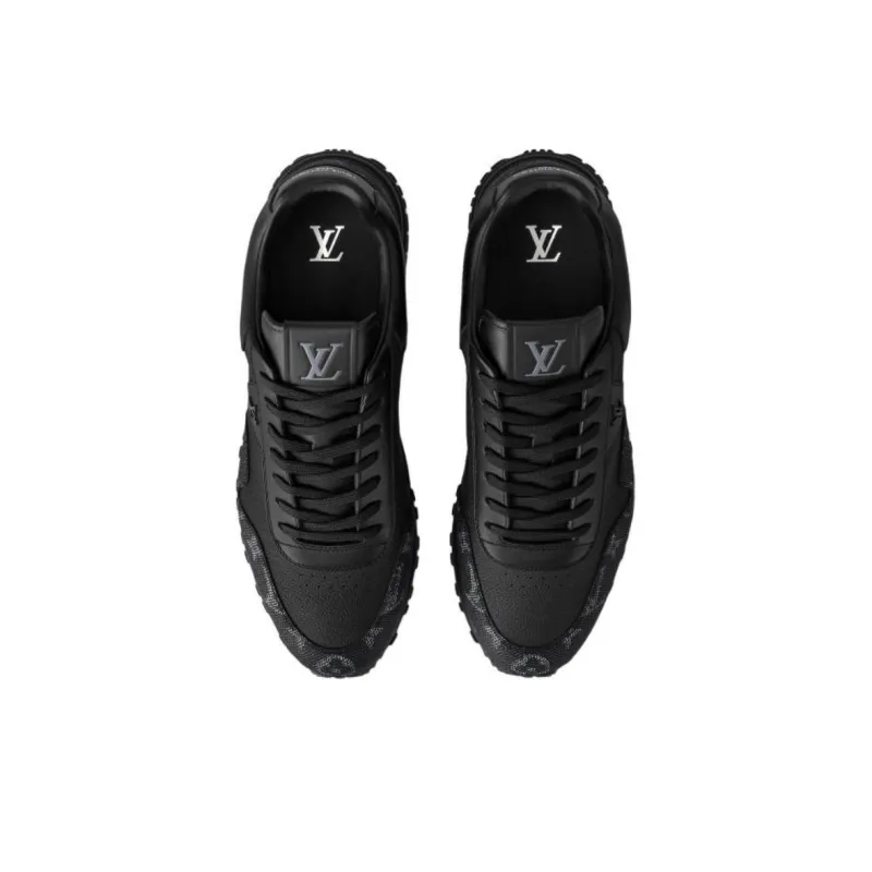 LOUIS VUITTON Run Away 2025 Spring Men's Collection Low-Top Casual Shoes Men's Black-3
