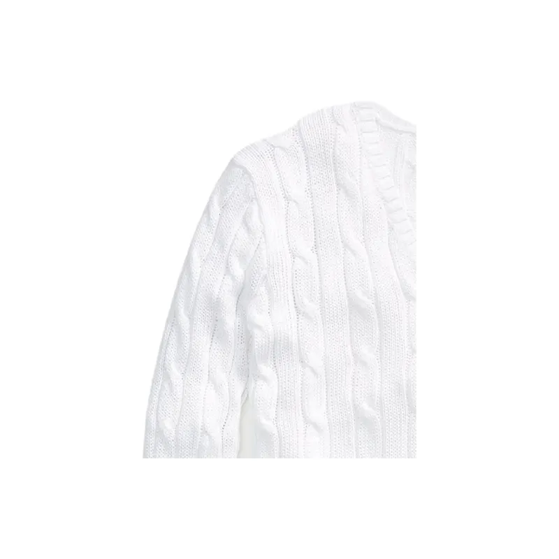 Polo Ralph Lauren Julianna Long-Sleeve Pullover 'White'-4