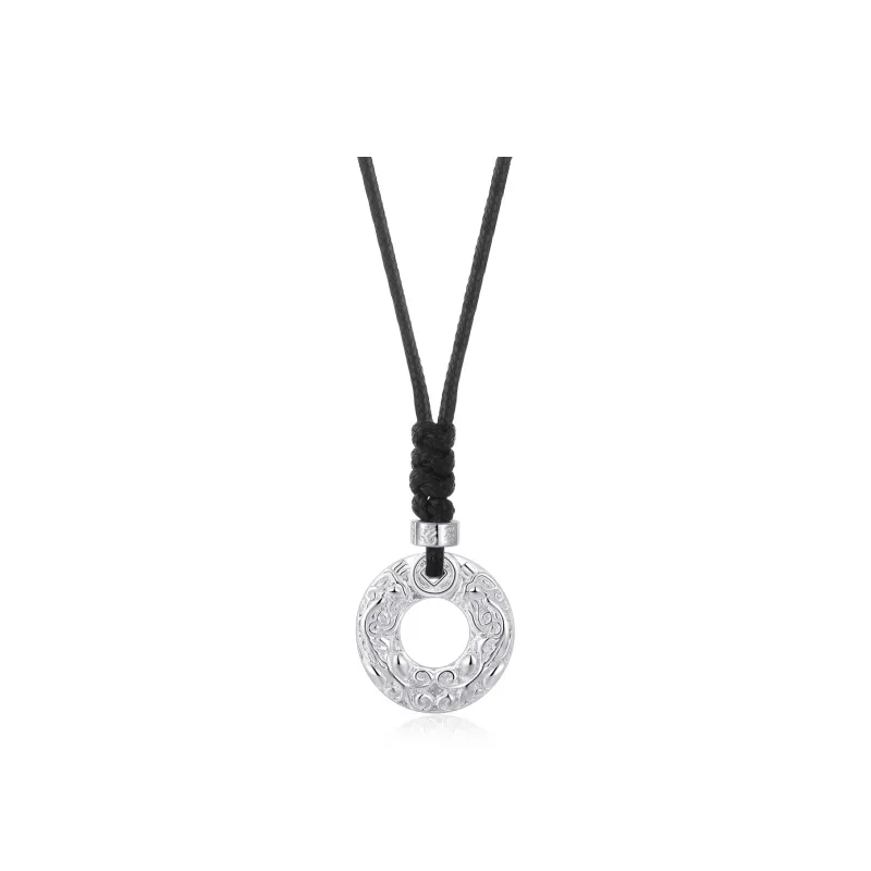 IBELOVE 999 Fine Silver Sterling Silver Necklaces Unisex-0