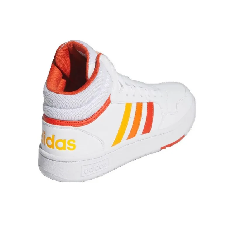 Adidas Hoops 3.0 Cloud White Preloved Red Orange Women's-3