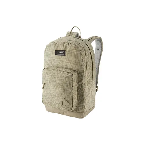Dakine Polyester Backpack Medium Size Unisex Beige Plaid