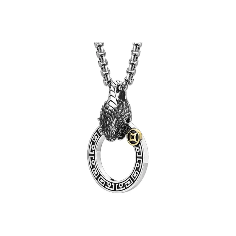 MYSH 925 Sterling Silver Necklaces Men's-8