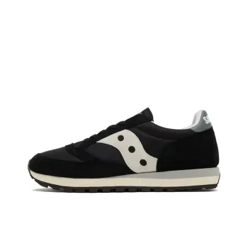 Saucony Jazz 81 Anti Slip Wear Resistant Low Top Running Shoes Men's Black