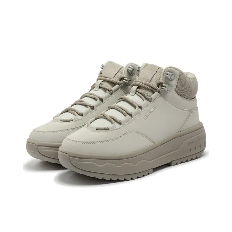 361° Trudging In The Snow Anti-Slip Wear-Resistant High-Top Casual Shoes Women's Gray-2