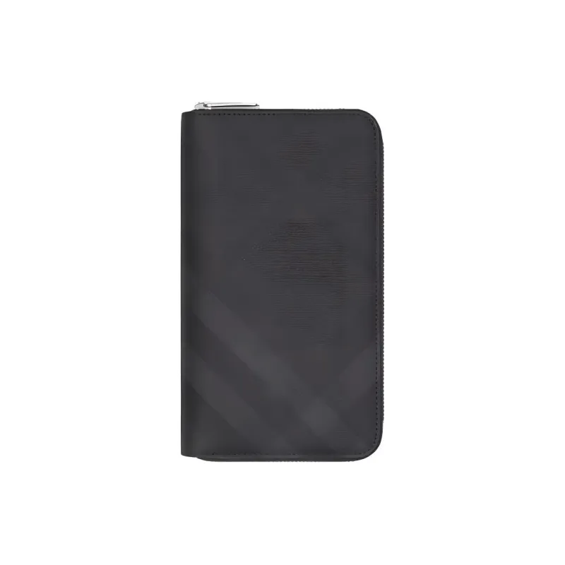 Burberry Cotton Wallets Clutches Men's Black-1