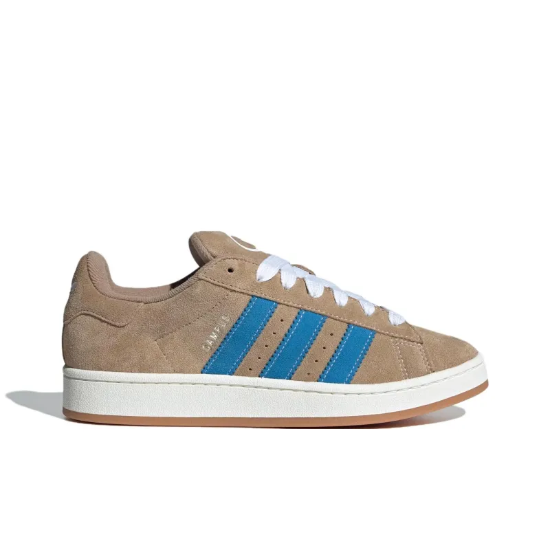 Adidas Originals CAMPUS 00s Anti-Slip Wear-Resistant Low-Top Skateboard Shoes Unisex Light Brown-1