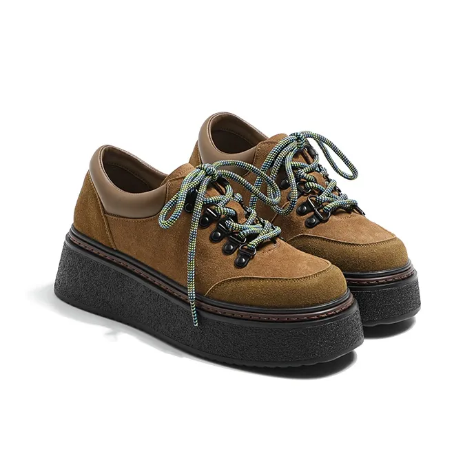 MIS. DANNY Casual Single Shoes Women's Camel-3