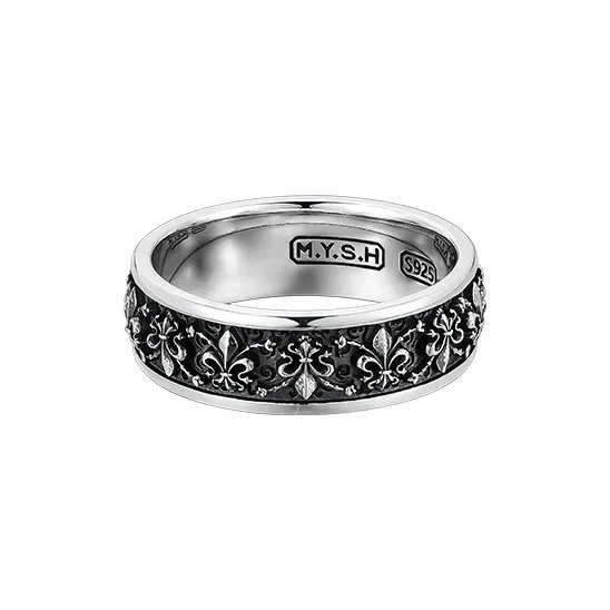 MYSH 925 Sterling Silver Rings Men's-1