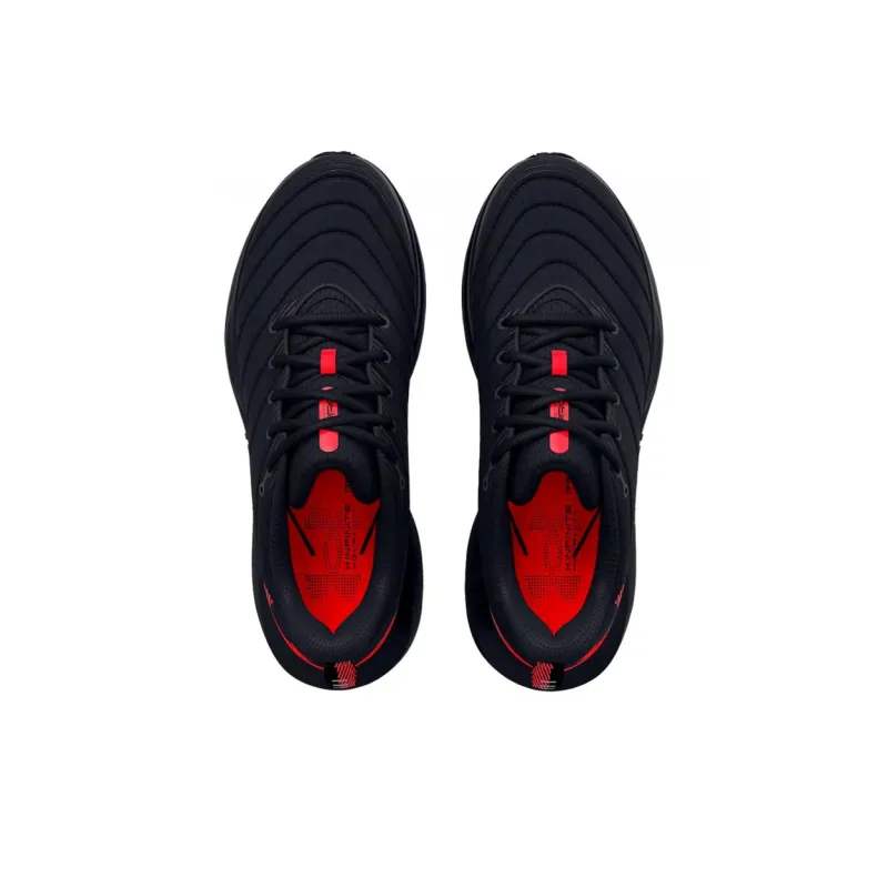 Under Armour Infinite Pro Anti Slip Wear Resistant Low Top Running Shoes Unisex Black-3
