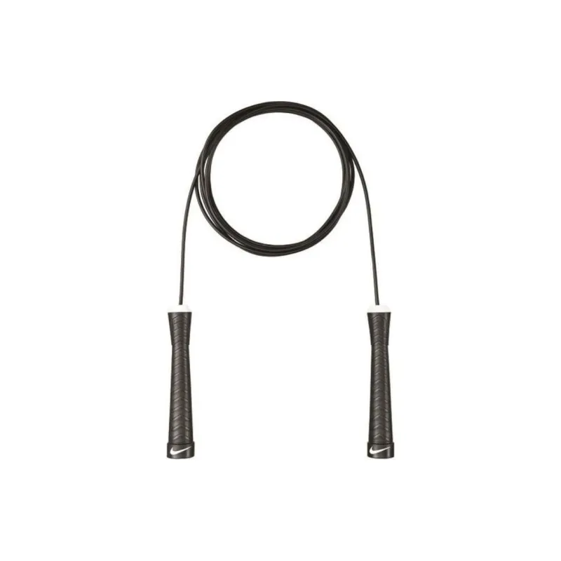 Nike Fitness Training Non Countable Jump Ropes Adults Thermoplastic Elastomer Rope, Polypropylene Handle 180cm Black-0