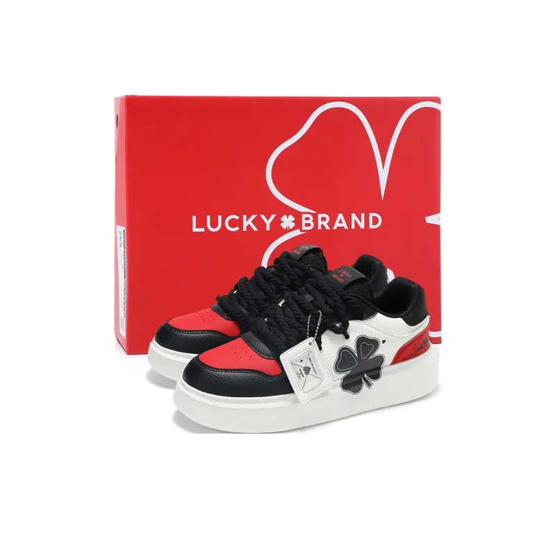 LUCKY BRAND Wear resistant, Lightweight, Breathable, And Non slip. Low Top Skateboard Shoes Unisex-25