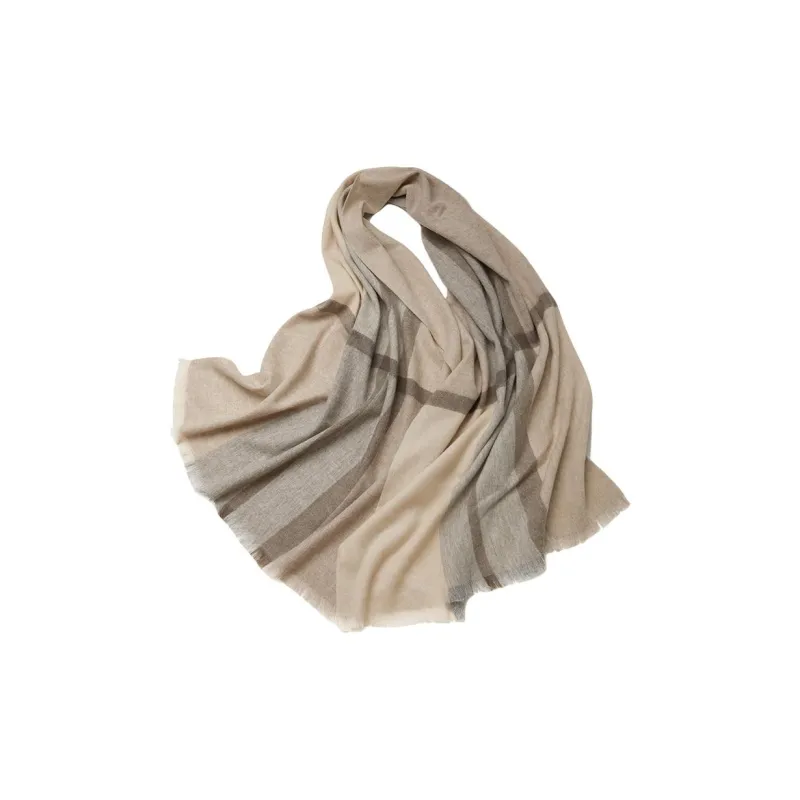 H YXIANG 100% Wool Knit Scarves Women's-4