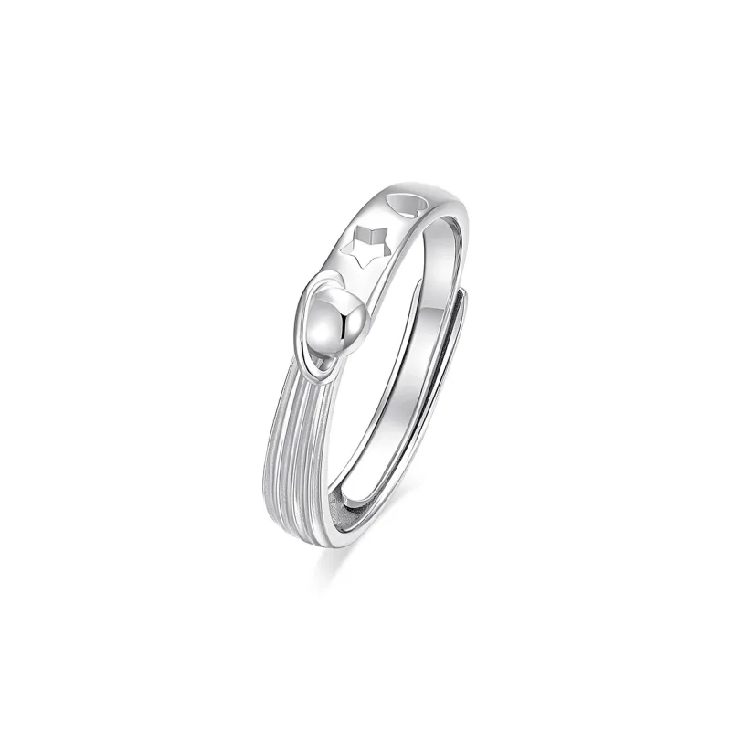 KADER Star Wish Series 925 Sterling Silver Rings Unisex Silver Gift Girlfriend-2