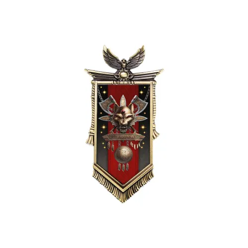 STARFORGED Warhammer 30K Horus Heresy Merch Space Wolves Battle Standard Anime / Games Fridge Magnets