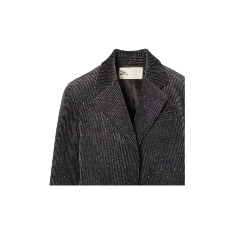 TORY BURCH Cinched Corduroy Blazer-1