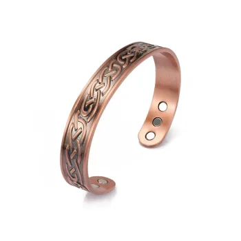 Listen To The Flowers Bloom Copper Bangles Women's