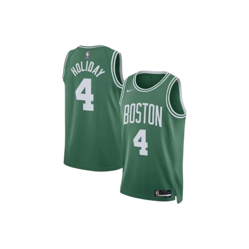 Nike x NBA Dri Fit NBA Jersey Soccer Jersey Men's Green-2