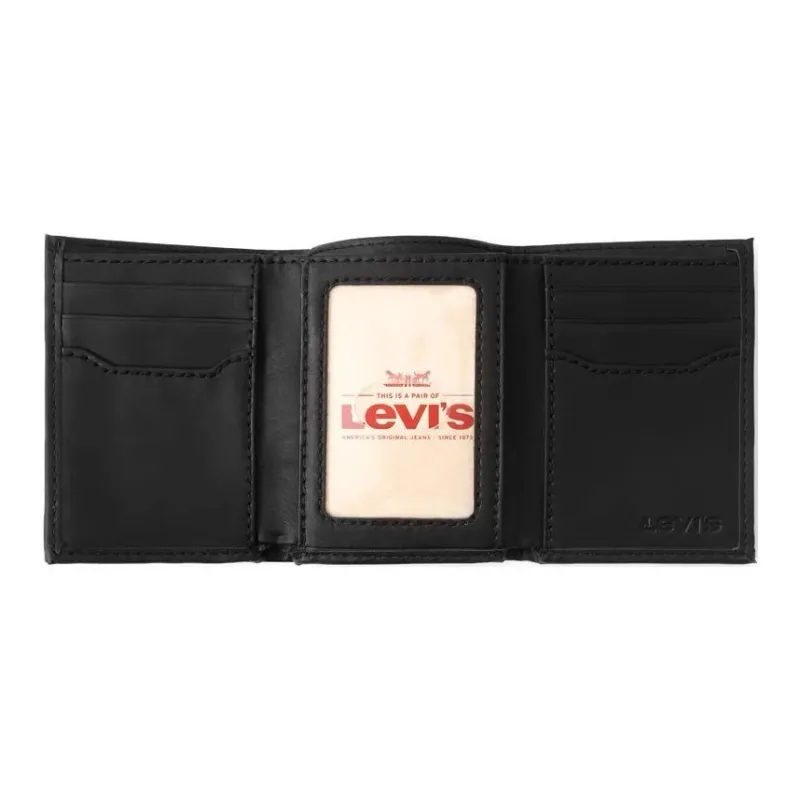 Levi’s Cow Leather Wallet Men's Brown/Black-3