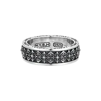 MYSH 925 Sterling Silver Rings Men's